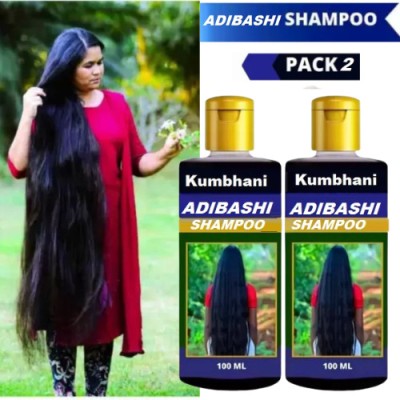 Kumbhani Adibashi Damage Protect Shampoo Give You Stronger, Healthy-Hair(200 ml)