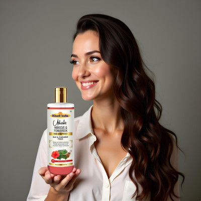 Utkrisht Khadi Hibiscus & Fenugreek Shampoo for Nourished & Thick Hair(200 ml)