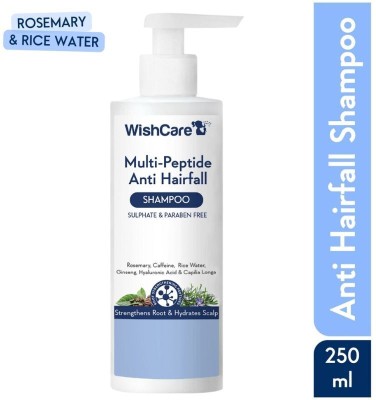 WishCare Multi Peptide Anti Hairfall Shampoo with Rice Water , Rosemary & Caffeine(250 ml)