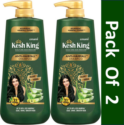 Kesh King Ayurvedic Anti Hair Fall Shampoo (Pack Of 2)(600 ml)