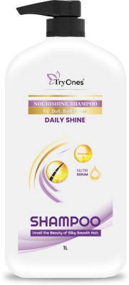 Tryones Nourishine Shampoo For Dull Brittle Hair Daily Shine Shampoo(1 L)