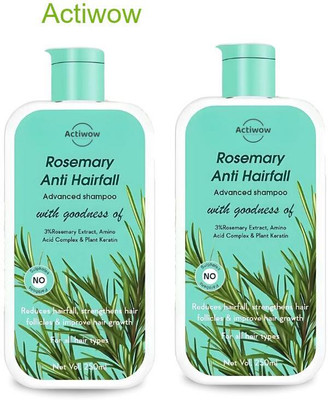 ACTIWOW Rosemary Shampoo For Reducing Scalp Oil and Strengthening Hair Growth A001(500 ml)
