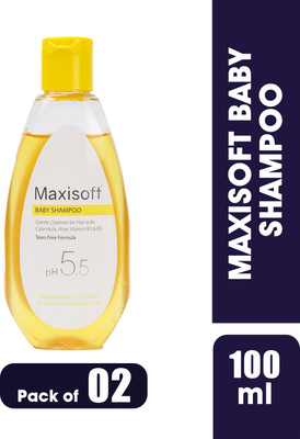 Maxisoft Baby Shampoo - 100 ml Pack of 2(200 ml)