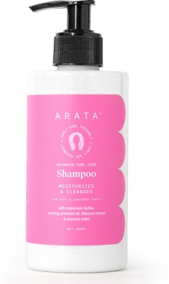 ARATA Curl Care Shampoo|Restores Hair Texture|Frizz Control|Paraben-Free|Unisex(300 ml)