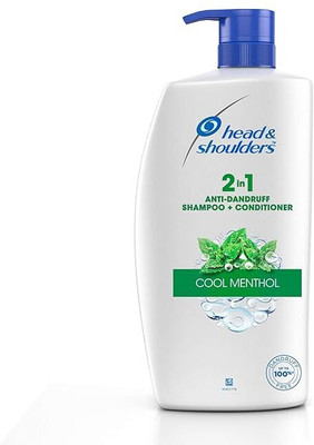 HEAD & SHOULDERS 2-in-1 Cool Menthol Anti Dandruff Shampoo & Conditioner(650 ml)