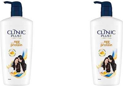 Clinic Plus stren. & shine EGG PROTIEN SHAMPOO 650ML PCK OF 2(1297 ml)