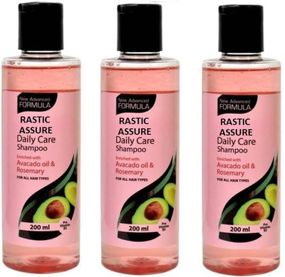 Rastic Assure Daily Care Enriched With Avocado Oil & Rosemary (pack of 3)(600 ml)