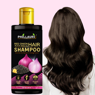 Phillauri Onion Shampoo For Hair Growth & Hair Fall Control with Onion & Black Seed Oil(100 ml)