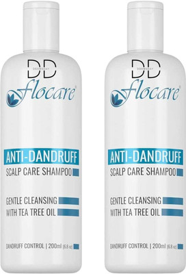 DOOMSDAY FLOCARE ANTI -DANDRUFF SHAMPOO FOR GENTLE CLEANSING HAIRS PACK OF 200ml x 2(400 ml)