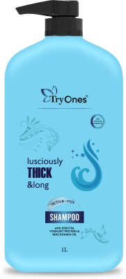 Tryones Lusciously Thick & Long Activ-mix Shampoo With Keratin(1 L)