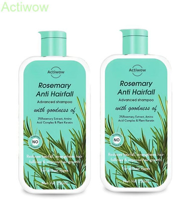 ACTIWOW Rosemary Shampoo For tifying Fine Hair and Reducing Hair Loss A001(500 ml)