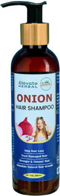 ELEVATE HERBAL Onion Hair Shampoo for Hair Growth & Dandruff Control for Men & Women(200 ml)