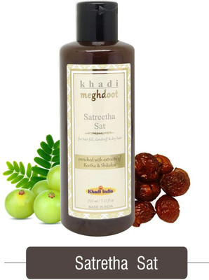 KHADI MEGHDOOT Satreetha Shampoo 210ml(210 ml)