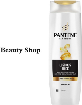 PANTENE Luscious Thick Shampoo For Women Pack 1(340 ml)