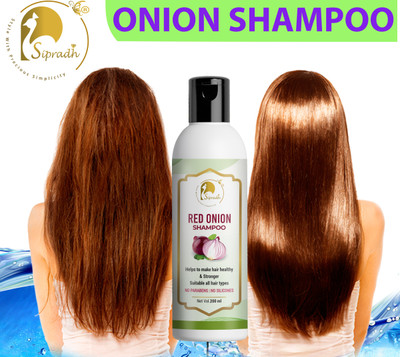 Sipradh Shampoo for Hair Growth and Hair Fall Control - With Red Onion Seed Oil Extract(200 ml)