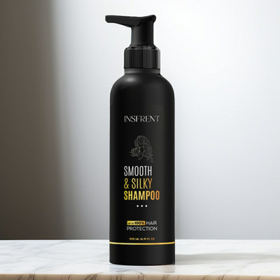 insfrent Smooth And Silky Shampoo, Hair Softening Formula With Conditioner(500 ml)