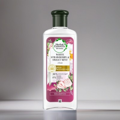 Herbal Essences White Strawberry & Sweet Mint- For Cleansing and Volume - No Paraben, No Colorants SHAMPOO(240 ml)