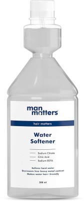 Man Matters Water Softener | Disables Calcium & Magnesium, Maintains pH & Reduces Hair Fall(500 ml)
