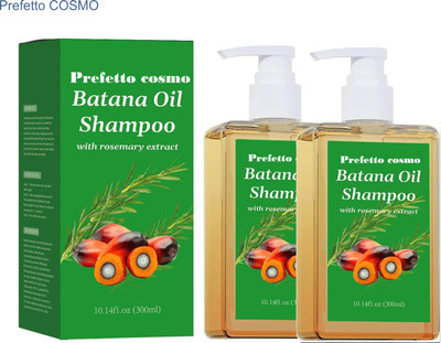 Prefetto COSMO Double Action Shampoo with Rosemary & Batana (2-Pack)(600 ml)