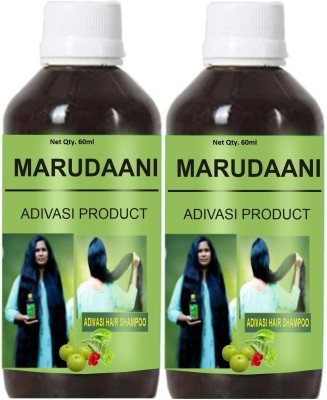 Pink Square Adivasi Marudaani Hair Shampoo for Hair Nourishment (2x60ml)(120 ml)