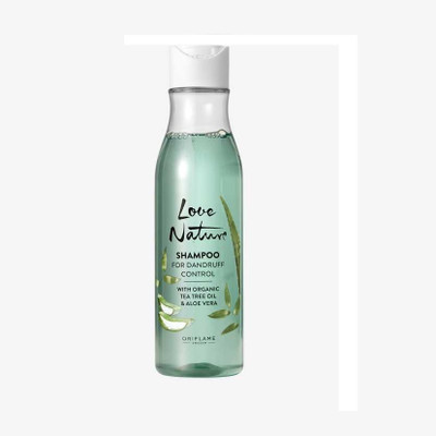 Oriflame LOVE NATURE Shampoo For Dandruff Control with Organic Tea Tree Oil & Aloe Vera(250 ml)