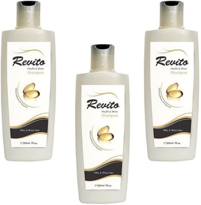 Revito Health and Shine Shampoo (Pack of 3)(600 ml)
