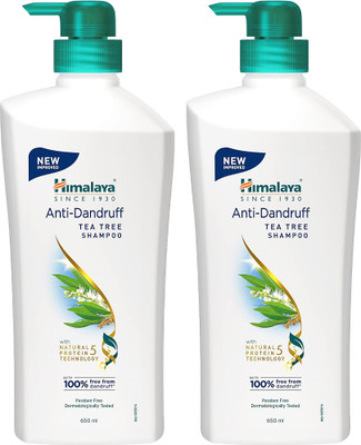 HIMALAYA ANTI-DANDRUFF TEA TREE SHAMPOO 650ML (PACK OF 2)(650 ml)