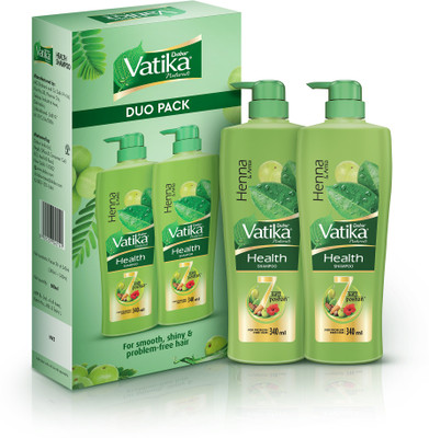 55% OFF on DABUR VATIKA Health Shampoo with Satt Poshan , Special Edition Duo Pack(680 ml) 55% OFF on DABUR VATIKA Health Shampoo with Satt Poshan , Special Edition Duo Pack(680 ml)