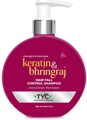 Tyc Ayurvedic Plant Keratin & Bhringraj Hair Fall Control Shampoo With Conditioner(300 ml)