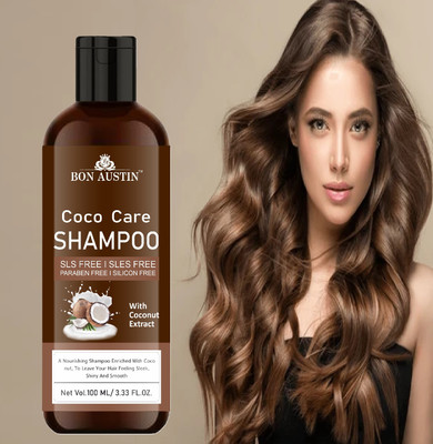 Bon Austin Coco Care With Coconut extract Shampoo for Dull & Frizzy Hair 100ml Pack Of 1(100 ml)
