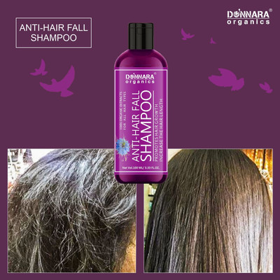 DONNARA organics Anti-Hairfall Shampoo with Blackseed Oil Extract Clear Scalp Pack 1 of 100ML(100 ml)