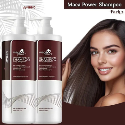 Avibbo Maca Power Shampoo Provide herbal scalp therapy | Shampoo for hair fall control(200 g)