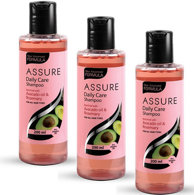 ASSURE Daily Care Shampoo (enriched with avocado oil and rosemary extract)(600 ml)