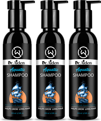 Dr Aiden Aquatic Shampoo Men's Oily Scalp To Eliminate Dandruff For Damaged & Frizzy Hair(600 ml)