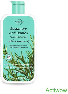 ACTIWOW Rosemary Shampoo For Promoting Hair Follicle Health and Reducing Fall(300 ml)