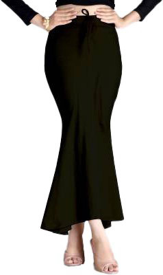 Ozberk Creation AMZX.._Black_S_ sareeAMZX.. shapewear petticoat Lycra Blend Petticoat(S)
