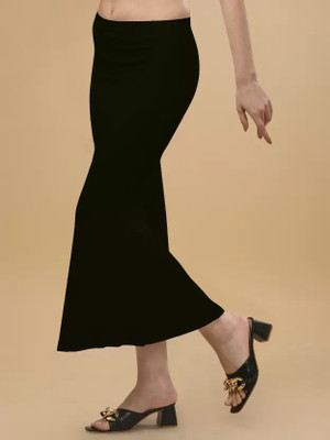 WOMEN MODE Black_L Polyester Petticoat(L)