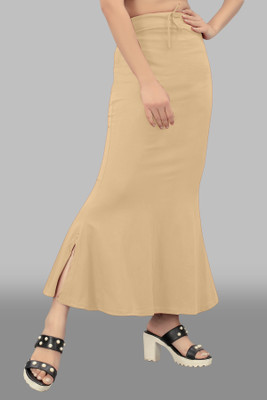 keshav piya fab ABD._Fish_Cream_XXL_Saree Shapewear shapewear petticoat For Women Lycra Blend Petticoat(XXL)