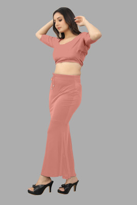 Ozberk Creation INF_Fish_peach_XXL_Saree Shapewear shapewear petticoat For women Lycra Blend Petticoat(XXL)