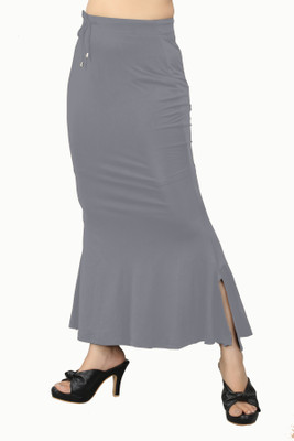 Ozberk Creation PAR.__Fish_grey_L_Saree Shapewear shapewear petticoat For Women Lycra Blend Petticoat(L)
