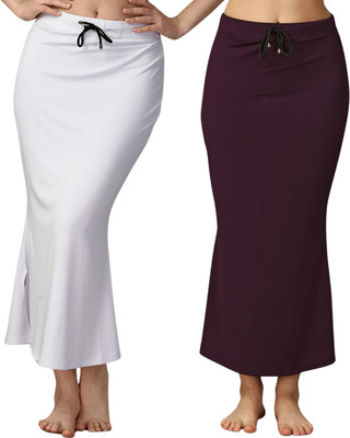 wizulo trendz 103_white-wine Polyester Petticoat(L)