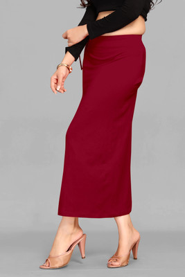 house of common FK Maroon Skurt XL Lycra Blend Petticoat(XL)