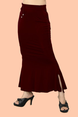 Ozberk Creation SH.__Fish_Maroon_M_Saree Shapewear shapewear petticoat For women Lycra Blend Petticoat(M)