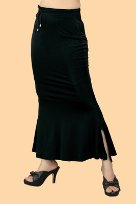 Ozberk Creation B.L.U__Fish_Black_XL_Saree Shapewear shapewear petticoat For Women Lycra Blend Petticoat(XL)
