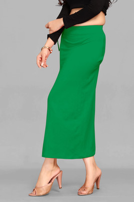 VISISTA 1-HOC_PC_ROPE_3007_GREEN_D Lycra Blend Petticoat(M)