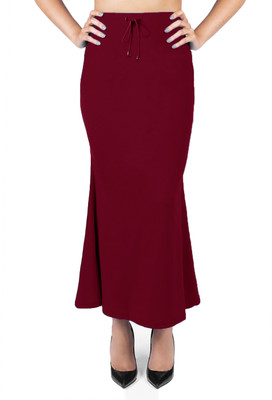 BuyOnn Slim Petticoat for Saree Maroon Lycra Blend Petticoat(XL)