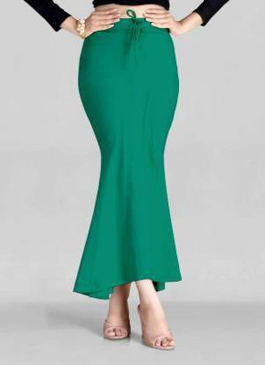 Ozberk Creation 2way._turquoise green_L_ saree2way. shapewear petticoat Lycra Blend Petticoat(L)