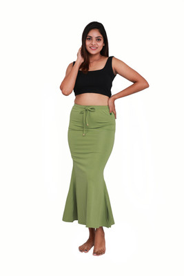 TiberFashion Olive Lycra Blend Solid Pack of 1 ( Size - XL ) Women Shapewear