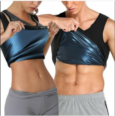 Olsic Polymer Sweat Shaper Vest Workout for Weight Loss, Waist Body Slimming Trainer Men, Women, Unisex Shapewear