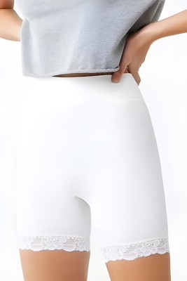 VPFASHIION Solid Women White Regular Shorts